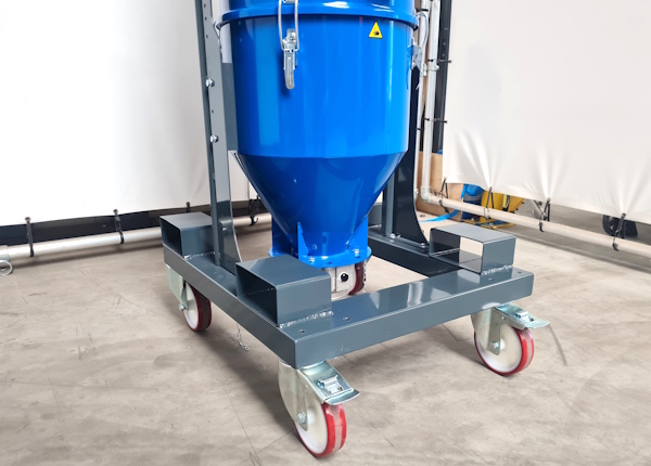 Dankzij dit hefsysteem kan de stofzuiger worden opgetild