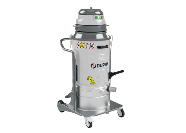 ATEX stofzuiger met inert vloeistofbad