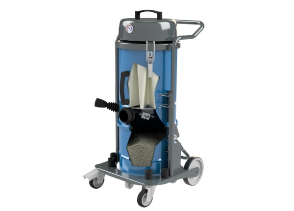 W1 AIR persluchtstofzuiger binnenkant