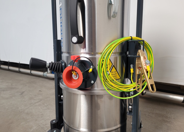 Extra veiligheid dankzij aardding en ATEX afsluitdop