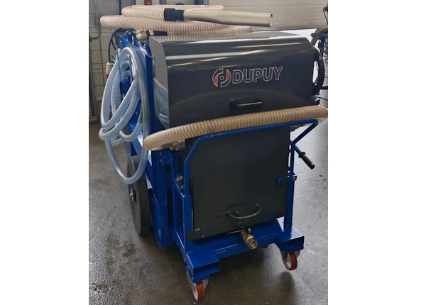 olie stofzuiger met losse opslag voor sludge